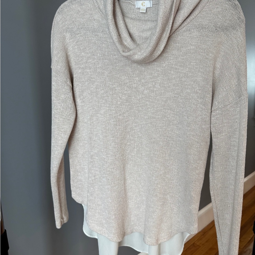 Cozy Cream Cowl Neck Sweater